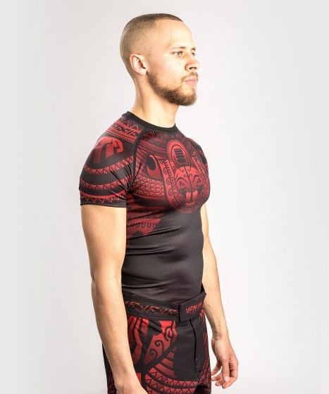 Venum Nakahi Compression T-shirt - korte mouwen - zwart/rood 