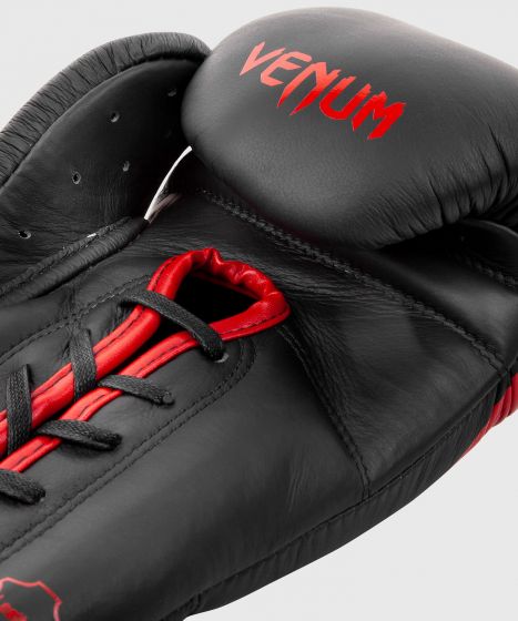 Guantes de Boxeo profesional Venum Giant 2.0  – cordones - Negro/Rojo