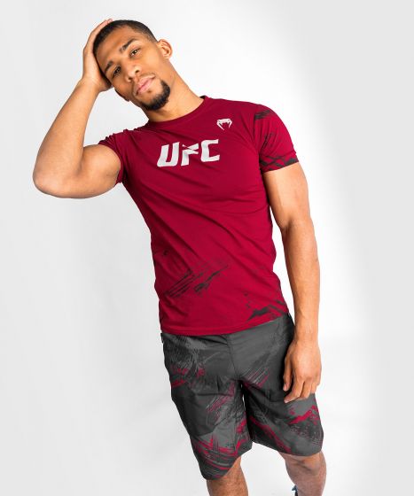 UFC Venum Authentic Fight Week 2.0 T-Shirt – Kurzarm – Rot 