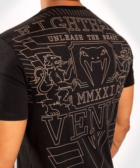 Venum Lions21 T-shirt - Black/Sand