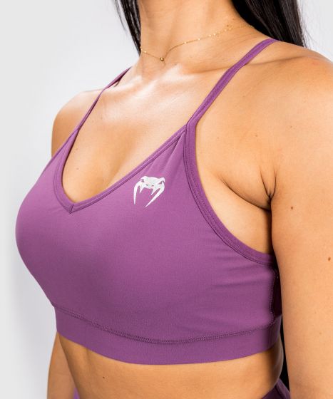 Venum Essential Low Impact Sports Bra - Dusky Orchid/Brushed Silver