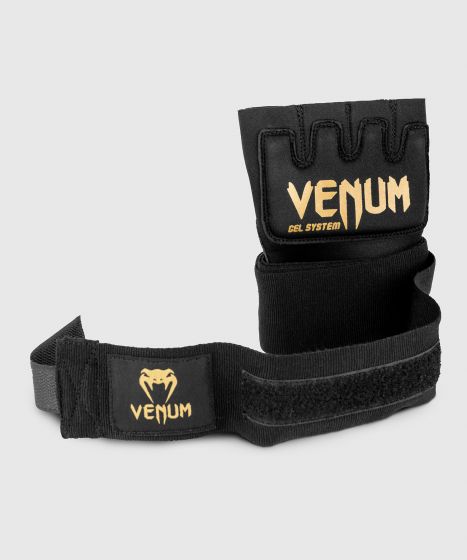 Guante venda Venum Kontact Gel - Negro/Oro