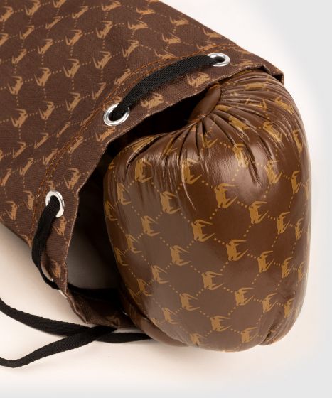 Venum Coco Monogram Pro Lace Up Boxing Gloves - Grizzly Brown