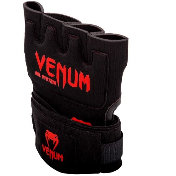 Guante venda Venum Kontact Gel - Negro/Rojo