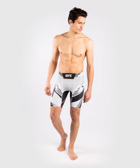 UFC Venum Authentic Fight Night Men's Vale Tudo Shorts - Long Fit - White