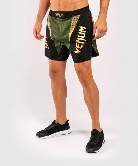Shorts de combate Venum x ONE FC - Khaki/Gold
