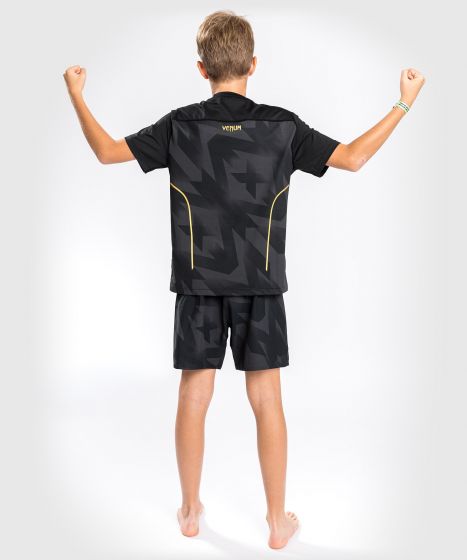 Camiseta Venum Razor Dry Tech - Para Niños - Negro/Oro