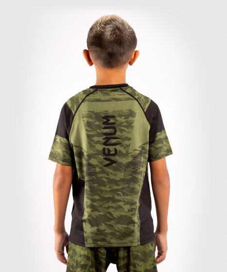 T-shirt Venum Trooper Dry-Tech per bambini - Camo foresta/Nero