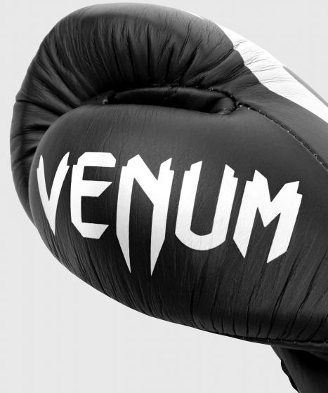Gants de boxe pro Venum Giant 2.0 - Avec Lacets - Noir/Blanc