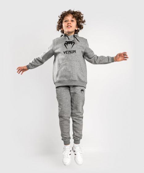 Sweatshirt à Capuche Venum Classic - Pour Enfants - Gris Chiné Clair