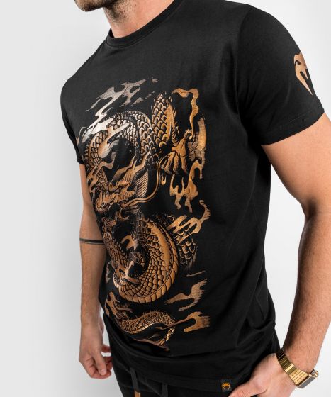 Venum Dragon's Flight T-Shirt - Schwarz/Bronze
