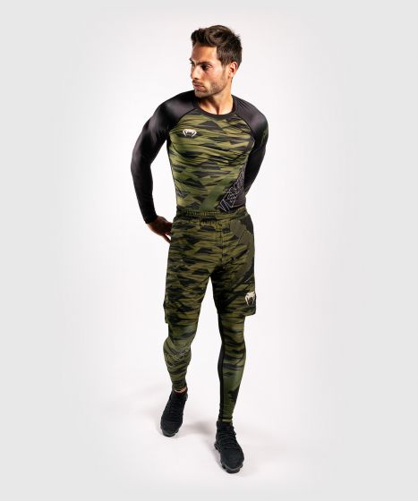 T-shirt de compression Contender 5.0 - Manches longues - Camouflage kaki