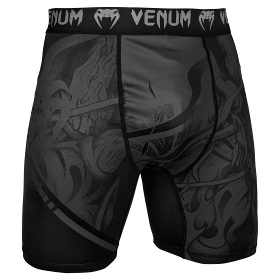 Venum Devil Compression Shorts - Black/Black