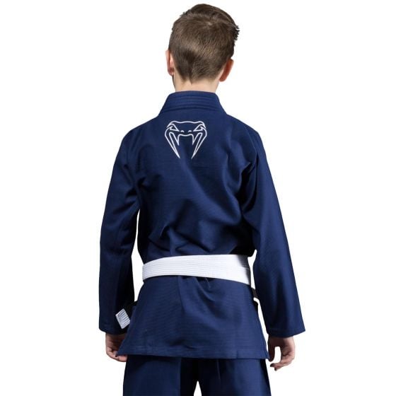 Venum Contender Kids BJJ Gi (Free white belt included) - Navy blue