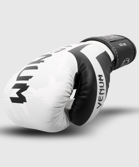 Venum Elite Boxing Gloves - White/Camo