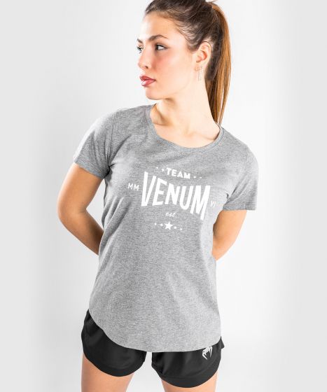 Camiseta Venum Team 2.0 - Para mujer - Gris Ceniza Claro