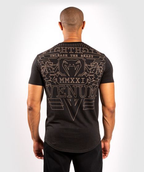 Camisetas Venum LIONS21 - Negro/Arena