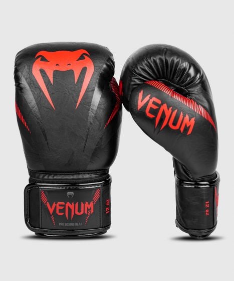 Venum Impact Boxhandschuhe - Schwarz/Rot