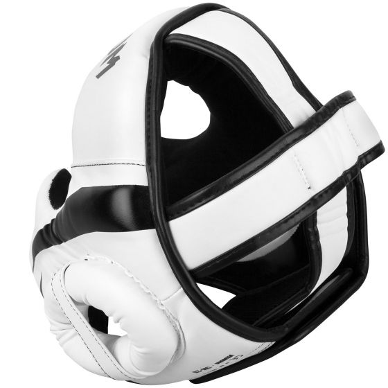 Venum Elite Headgear - White/Black - Taille Unique