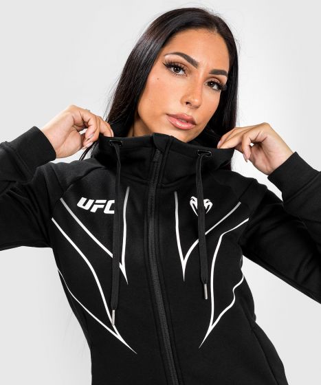 Sweatshirt Zippé Femme UFC Venum Fight Night 2.0 Replica - Noir
