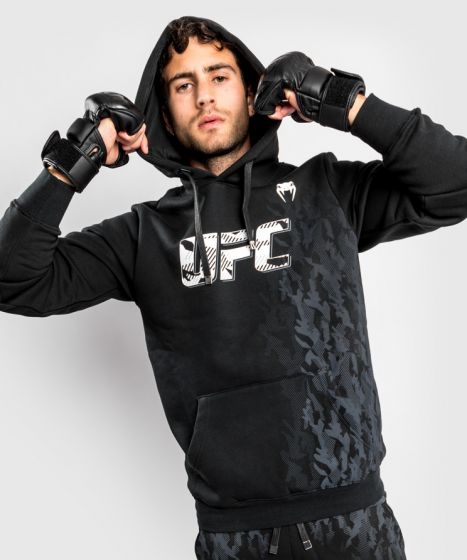 Sweatshirt à Capuche Homme UFC Venum Authentic Fight Week - Noir
