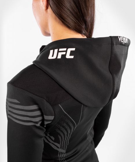 UFC Venum Fighters Authentic Fight Night Women's Walkout Hoodie - Black