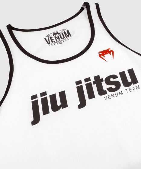 Camiseta de tirantes JiuJitsu VT de Venum - Blanco/Negro