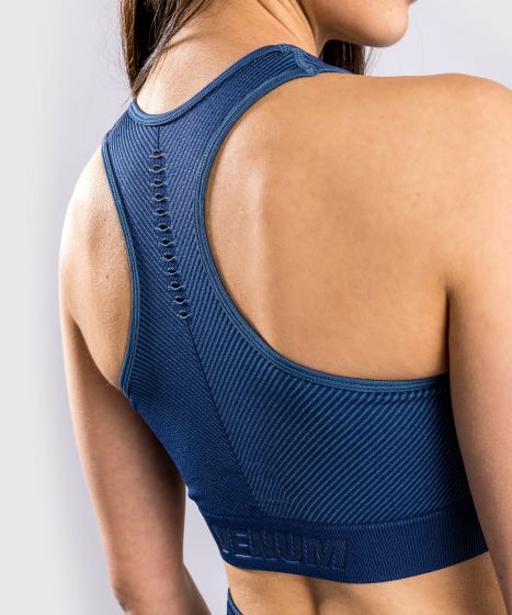 Venum Sparring Seamless Sports Bra - For Women - Navy Blue