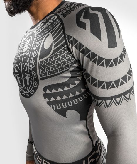 Venum Nakahi Compression T-Shirt – Langärmelig – Grau