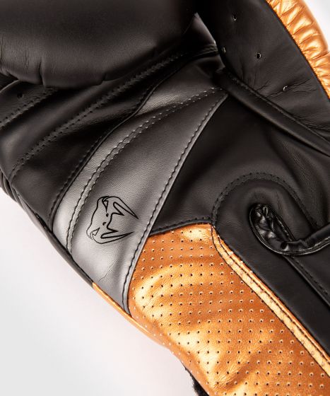 Venum Elite Evo Boxing Gloves - Black/Bronze