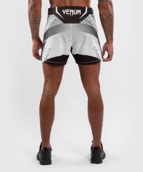 Pantalón De MMA Para Hombre UFC Venum Authentic Fight Night – Modelo Corto - Blanco