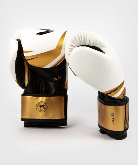 Venum Challenger Super Saver Boxing Gloves - White/Black-Gold