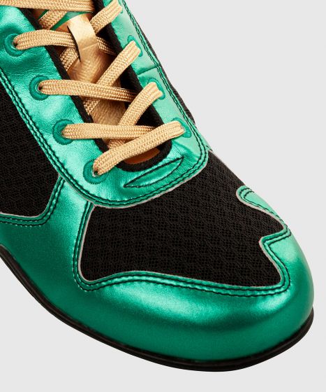 Venum Giant Low Boxing Shoes - WBC Limited Edition - Green/Gold