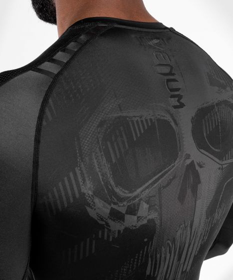 T-Shirt de compression Venum Skull - Manches longues - Noir/Noir