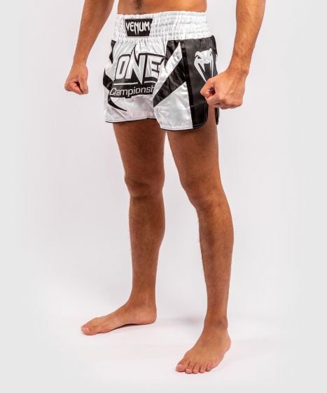 Venum x ONE FC Muay Thai Shorts - White/Black