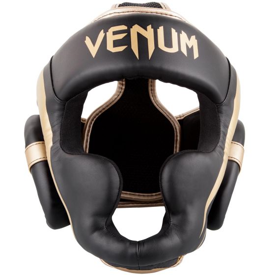 Venum Elite Headgear - Black/Gold