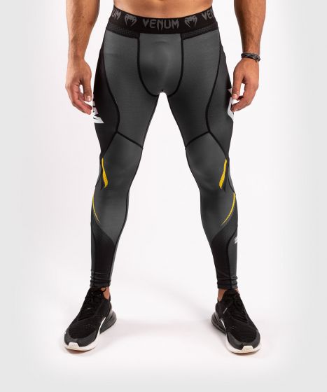 Pantalon de compression Venum ONE FC Impact - Gris/Jaune