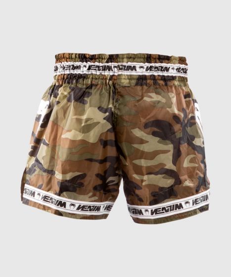 Venum Muay Thai Parachute Shorts - Forest Camo