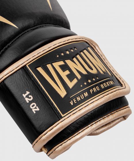 Guantoni da boxe professionali Venum Giant 2.0 – Velcro - Nero/Oro