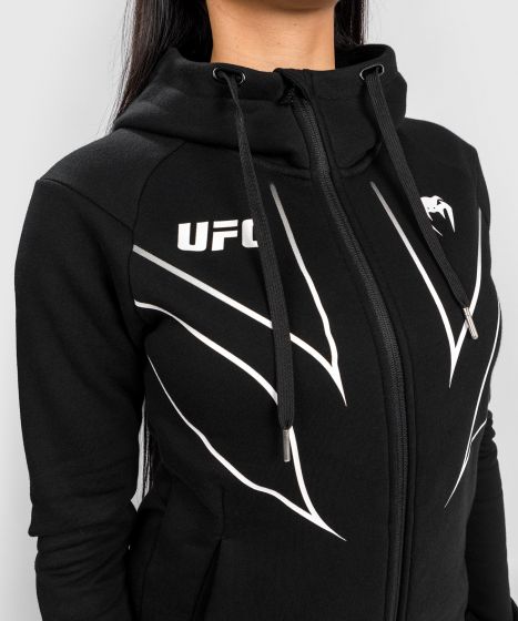 UFC Venum Fight Night 2.0 Replica Women's Full Zip Hoodie - Black