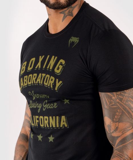 T-Shirt en coton Venum Boxing Lab - Noir/Vert