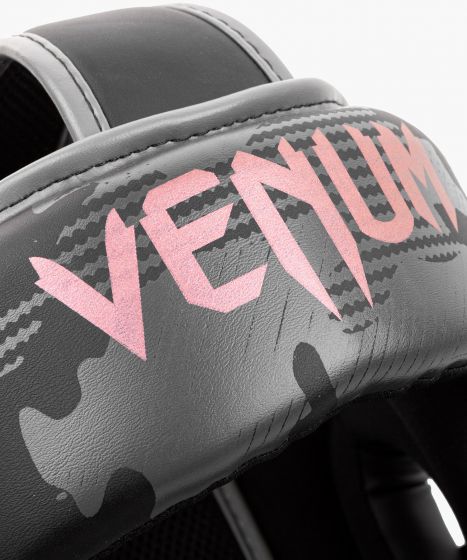 Venum Elite Boxing Headgear - Black/Pink Gold