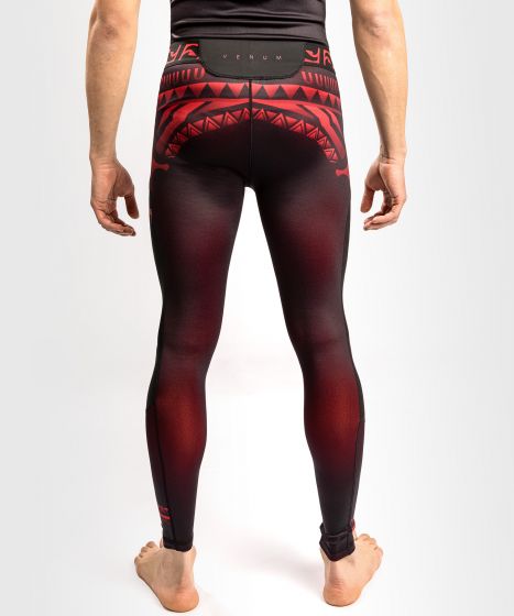 Pantalones de compresión Venum Nakahi  - Negro/Rojo