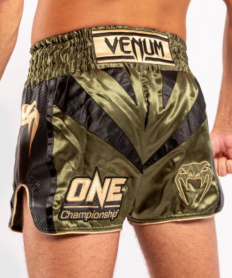 Pantaloncini Muay Thai Venum x ONE FC - Khaki/Gold