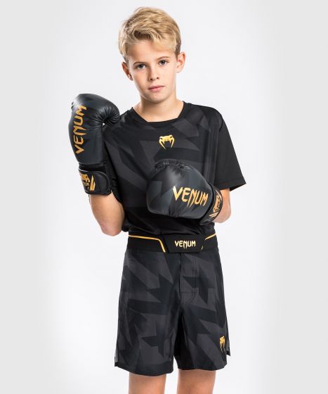 Shorts de MMA Venum Razor - Para Niños - Negro/Oro