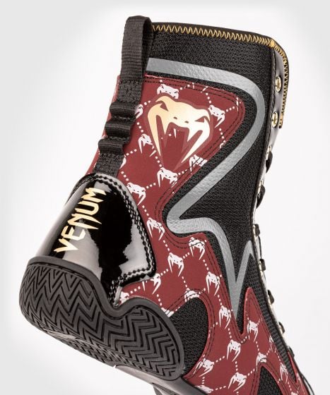 Venum Elite Evo Monogram Boxing Schuhe  – Schwarz/Bordeaux
