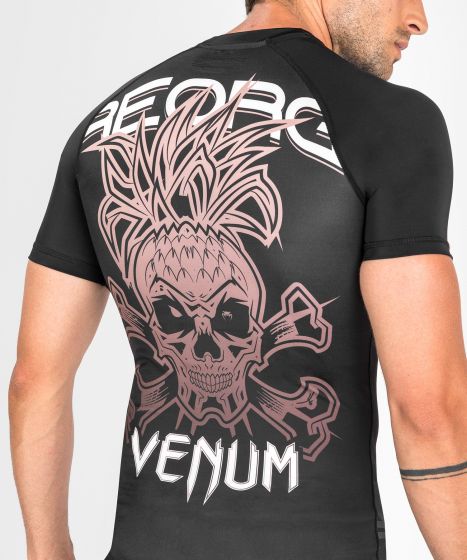 Camiseta de Compresión Venum Reorg - Mangas Cortas - Negro