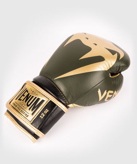 Venum Giant 2.0 Pro Boxing Gloves Velcro - Khaki/Gold