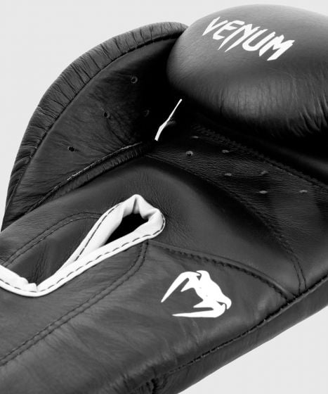 Gants de boxe pro Venum Giant 2.0 - Velcro - Noir/Blanc