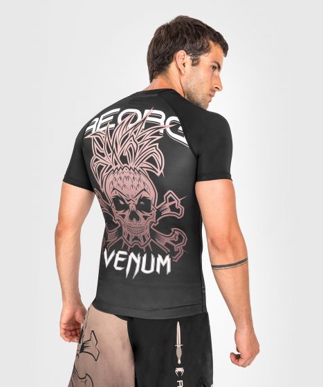 Camiseta de Compresión Venum Reorg - Mangas Cortas - Negro